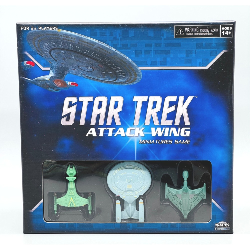 Star Trek Attack Wing Core Base Miniatures Game WizKids Complete